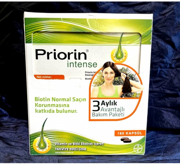  Приорин Priorin INTENSE Bayer капсули против косопад 180бр